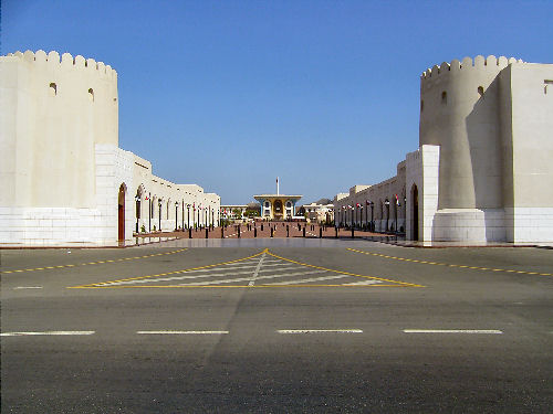 Blick auf den Palast des Sultans
