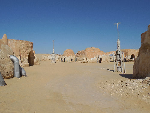 Star-Wars-Dorf bei Nefta