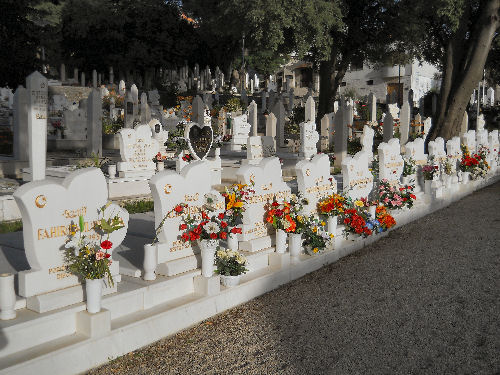 Muslimischer Friedhof in Mostar