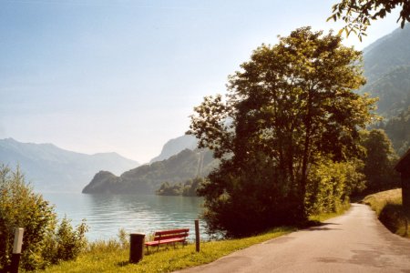 Radwanderweg am Brienzer See