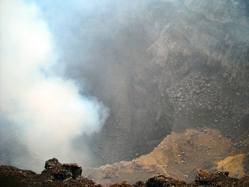 Krater Santiago 2009 am Tage