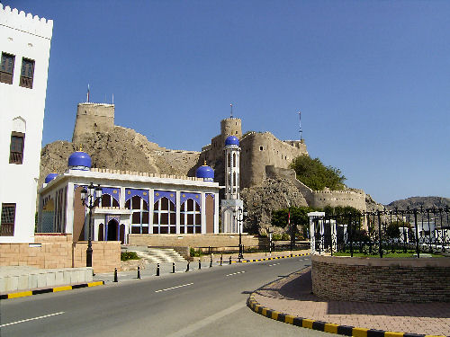 Blick auf das Fort Mirani